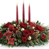 A beautiful traditional centerpiece for your holiday table or for gifting to