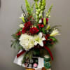 Everything that you need for that special gift! Our Grand Entrance vase