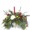 Calm &amp; Bright

Warm and inviting Christmas centerpiece designed to bring a gentle