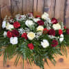 Red &amp; White Roses and Carnations