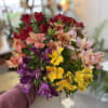 This bright, long lasting bouquet of premium MN grow alstroemeria is sure