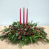 Enjoy a seasonal table arrangement this year with Taper Candle, 

