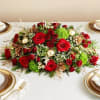 Our lavish centerpiece arrangement creates a dazzling display for a season of