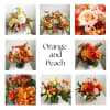 Trust us to create a beautiful and thoughtful monochromatic orange and peach