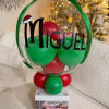 Celebrate the magic of Christmas with this fun and festive personalized balloon
