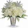 Sparkling and splendid, this elegant arrangement is perfect for any winter celebration.