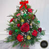 One of our holiday bestsellers! Bright and colorful Christmas Tree, made with
