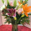 Assorted Lilies,  Roses, Tulip(seasonal),  