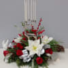 Make the season bright with silver antler taper candles and radiant holiday