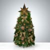Elevate your holiday d&eacute;cor with the Royal Gold Tree, a premium artificial