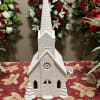 We love these handmade in  Tennessee, ceramic churches. This church is