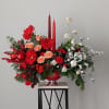 A magnificent arrangement for any holiday event. As a beautiful Christmas centerpiece