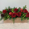 Lots of reds and greens to make someone happy this Christmas.
WOODEN BOX