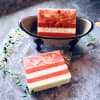 Candy Cane Swirl Olive Oil Soap (from our local artisan partners @