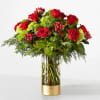 Cozy up with these traditional red and green blooms, a timeless gift