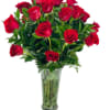  PREMIUM red roses, INCLUDES a complimentary golden card, please send card