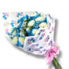12 Little Blue Roses Bouquet