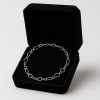 Elegant Sterling Silver Tennis Bracelet &ndash; Imported from Peru A sleek circle