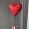 A cute, glittery, heart to add into your arrangement!
