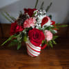 Christmas floral in a cup