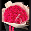 50ct Fuchsia Roses Bouquet 