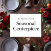 A modern, winter-inspired arrangement designed to elevate the table with seasonal blooms