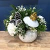 Bring in the winter weather with this beautiful arrangement! 
Contains seasonal Christmas