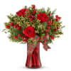 Winterberry Pine the holiday spirit straight to your recipient. Vibrant Christmas-red roses