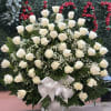 50 roses basket 