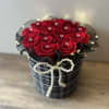 ELEGANT BOX WITH ROSES AND LED LIGHT
