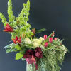 A creative and fresh holiday bouquet.