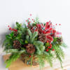 wooden basket for a cozy, woodland-inspired centerpiece or gift.