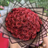 Glitter red rose bouquet is a captivating arrangement designed to exude romance