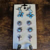- 6 earring pairs 
- Post back
- Lead &amp; nickle compliant