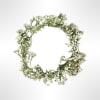 Adult or Child flower crown. Ribbon may be added. 
Standard: Babies Breath