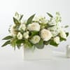 Create a serene and timeless atmosphere with our Fresh Linen Box Bouquet