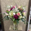 Type of Flowers: Pink peonies, Coral Roses, Pink Roses, Pink Spray Roses