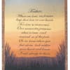 Woven afghan measures approximately 50in x 60in and displays the text "When