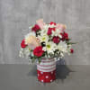 Introducing the "Valentine Delight" bouquet, a vibrant symphony of pink, red, and