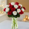 Capture the excitement of the season with our fresh peppermint rose bouquet.