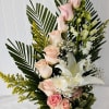 Arrangement of 9 roses, available in pink, red, yellow, white, or mixed