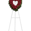Make a strong, stylish statement of love with this beautiful heart-shaped wreath.
