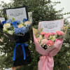 &ldquo;Will you be my Valentine&rsquo;s Day&rdquo; handheld bouquet. Designer&rsquo;s choice mixed flowers.