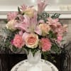 Tender as a rose, this soft pink arrangement is a beautifully feminine