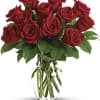 Double her pleasure, double her fun with two dozen gorgeous red roses