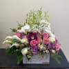 This flowers arrangement has been designed in Kenneth Village Flowers to help