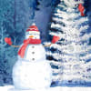 Welcome guests with a wintry watercolor scene&mdash;our Frosted Snowman Guest Towel features