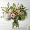 Get lost in the enchanting beauty of the "Fresh-Picked Porcelain" arrangement, a