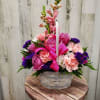 simple basket with pinks &amp; purples, nice mix