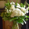 Each arrangement is custom designed, using seasonal, best-of-day blooms. The image shown